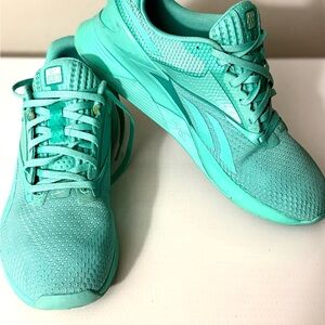 Reebok Women's Aqua Teal Athletic Sneakers